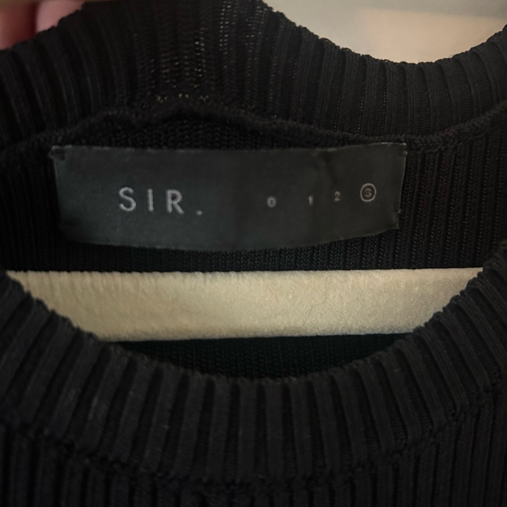 SIR the label black knit dress - Picture 3 of 4